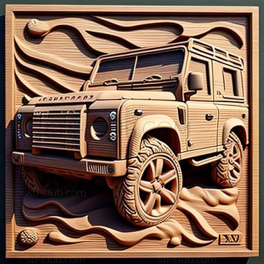 3D мадэль Land Rover Defender L663 (STL)